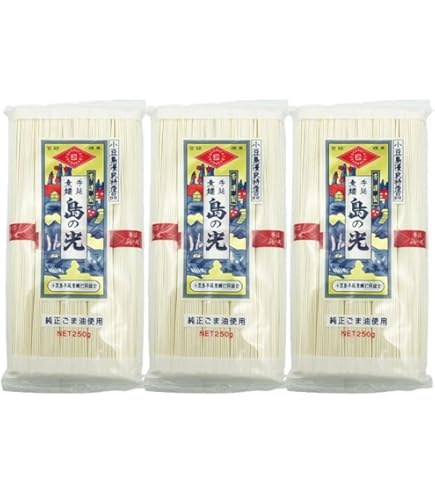 Amazon.co.jp: 小豆島手延素麺 島の光 (3kg(50g×60束)約30食分) : 食品